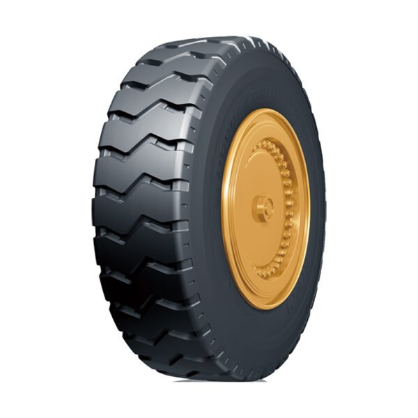 Compact tractor tyres 26.5 r 25 multi-function, non-directional tread design